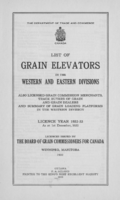 List of grain elevators in the Western and Eastern Divisions