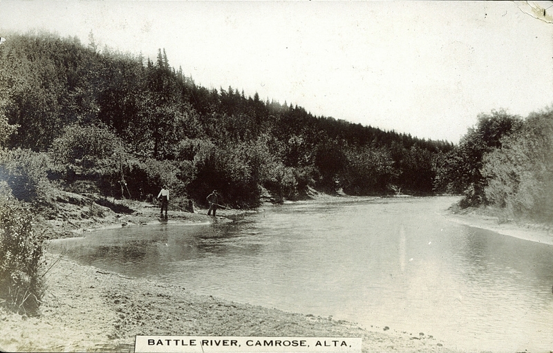 Postcard 3153: Battle River, Camrose, Alta. (19-])