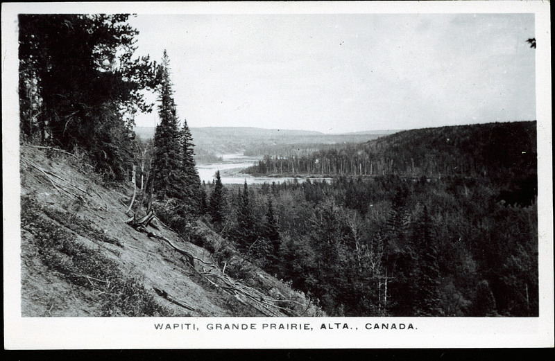 Postcard 10473: Wapiti, Grande Prairie, Alta., Canada (])