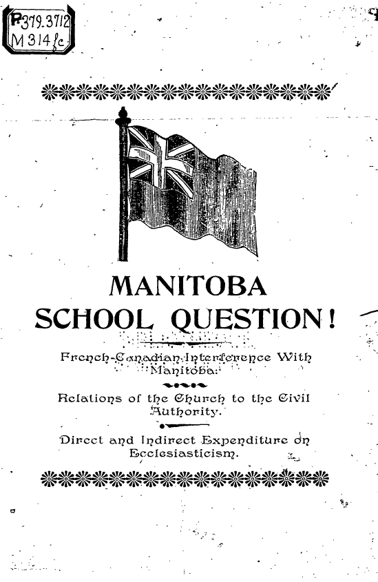 Manitoba Schools Question - Alchetron, The Free Social Encyclopedia